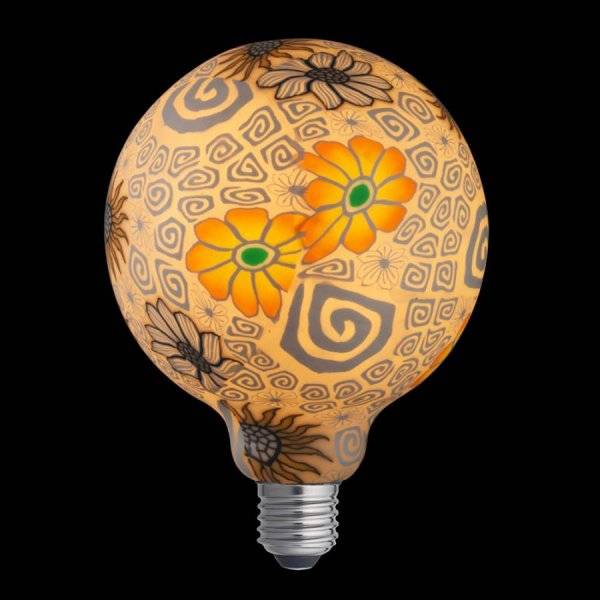 copy of LED E27 Glob 125mm Flower 2200K 130lm 6W(15W)