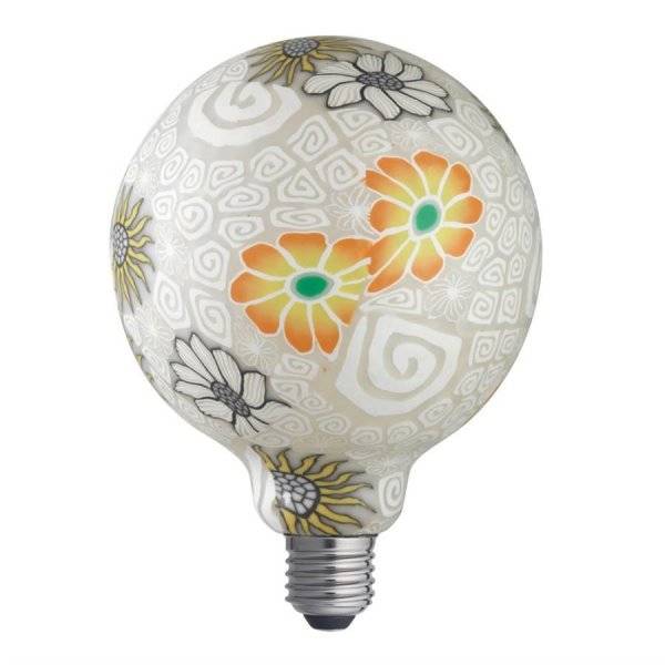 copy of LED E27 Glob 125mm Flower 2200K 130lm 6W(15W)