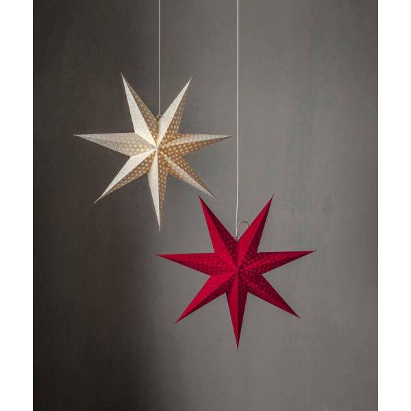 Stjärna Cloud Röd