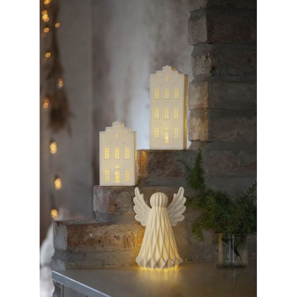 Bordsdekoration Vinter Vit