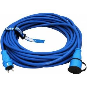 Skarvkabel, 20 m, 3G2,5, IP44, Mustasch-edition