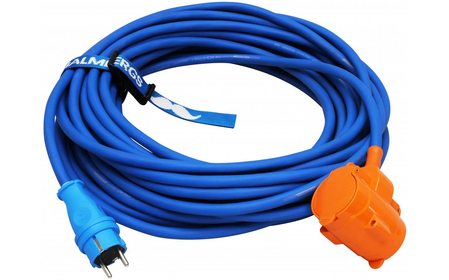  Grenkabel, 20 m, 3G2,5, IP44, Mustasch-edition