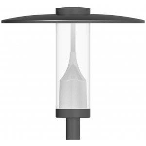 Parkarmatur M-Park PRO II, LED, 40W, 4000K, IP65, Antracitgrå