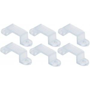 Clips till 2,5W, 6W och 8W Ledstripes 6st