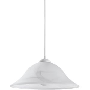 Albany Taklampa 35cm Vitt Alabasterglas