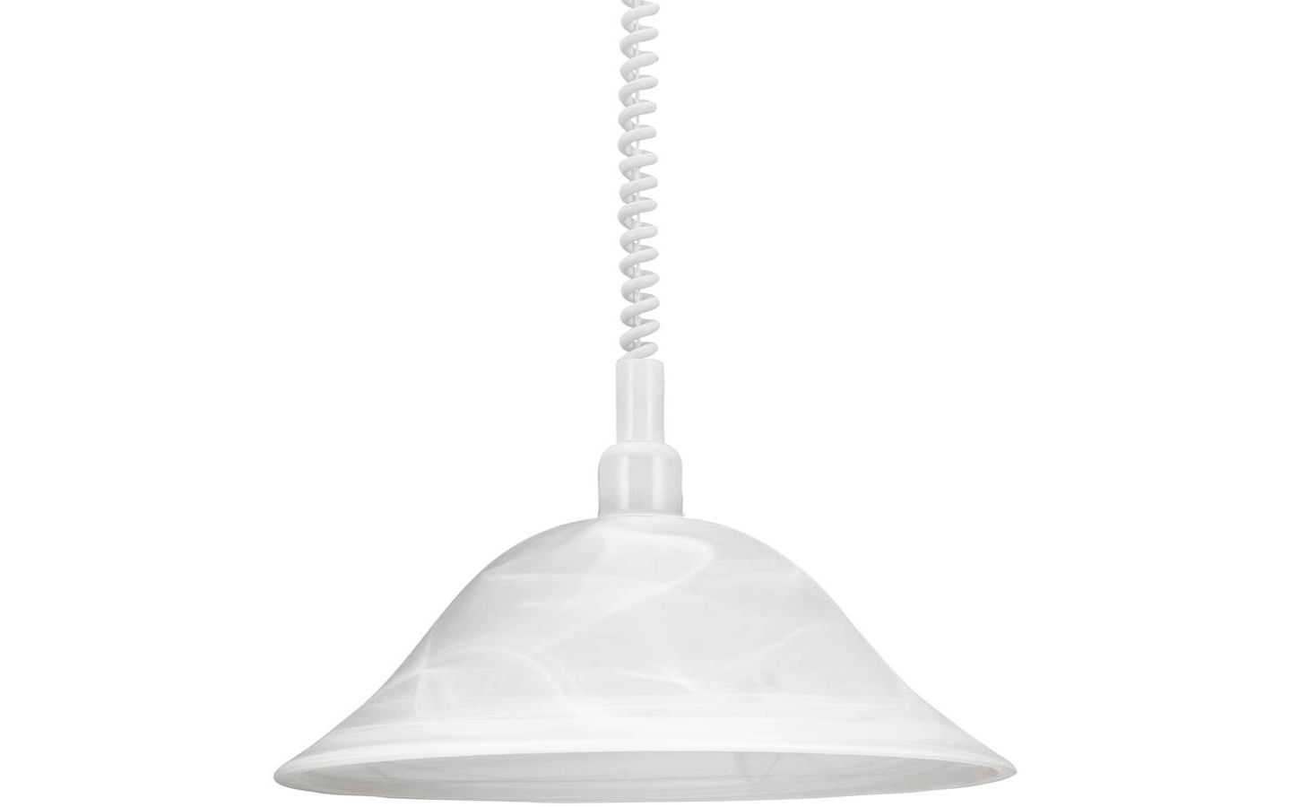 Alessandra Hisslampa 38cm Vitt Alabasterglas