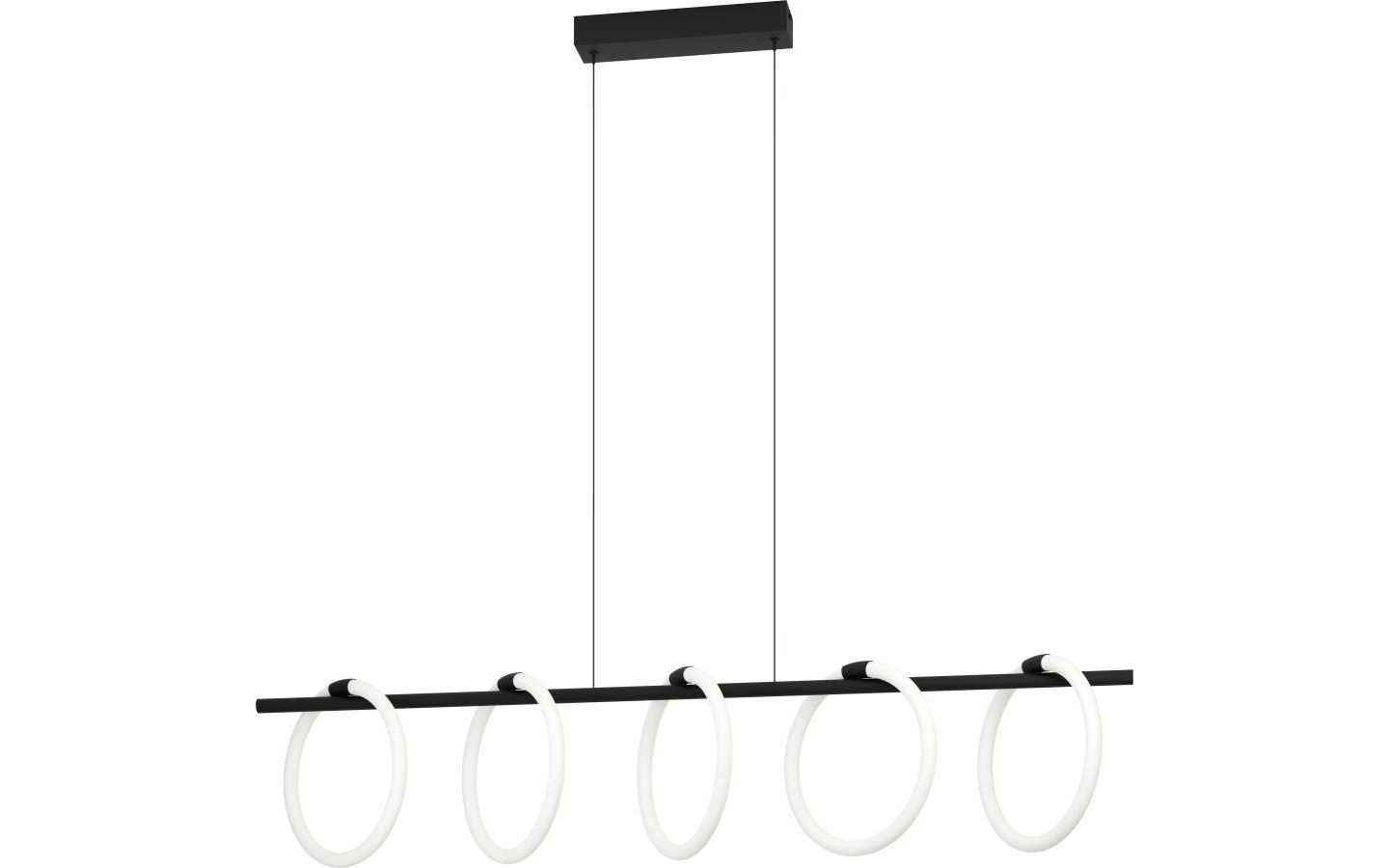 Caranacoa Taklampa 117cm LED 3000K 5x7W Svart