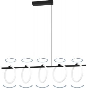 Caranacoa Taklampa 117cm LED 3000K 5x7W Svart