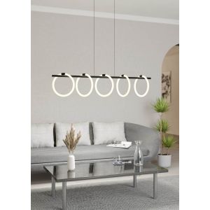 Caranacoa Taklampa 117cm LED 3000K 5x7W Svart
