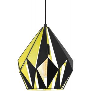 Carlton Taklampa 31cm Svart/Gul