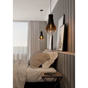 Chasely Fönsterlampa 20cm Svart/Brun Ombré