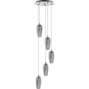 Farsala Taklampa 35cm G9 LED 3000K 5x3W Nickel