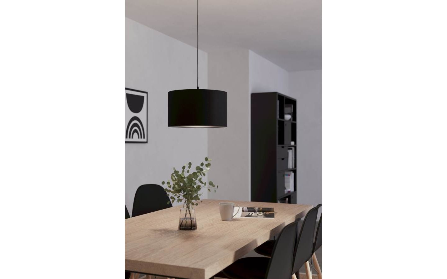 Maserlo 1 Taklampa 38cm Svart