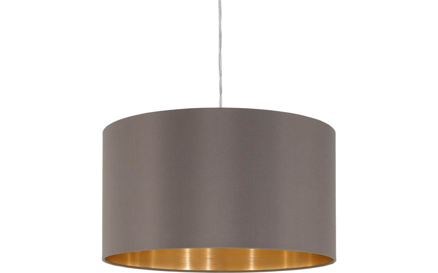 Maserlo Taklampa 38cm Cappuccino/Guld