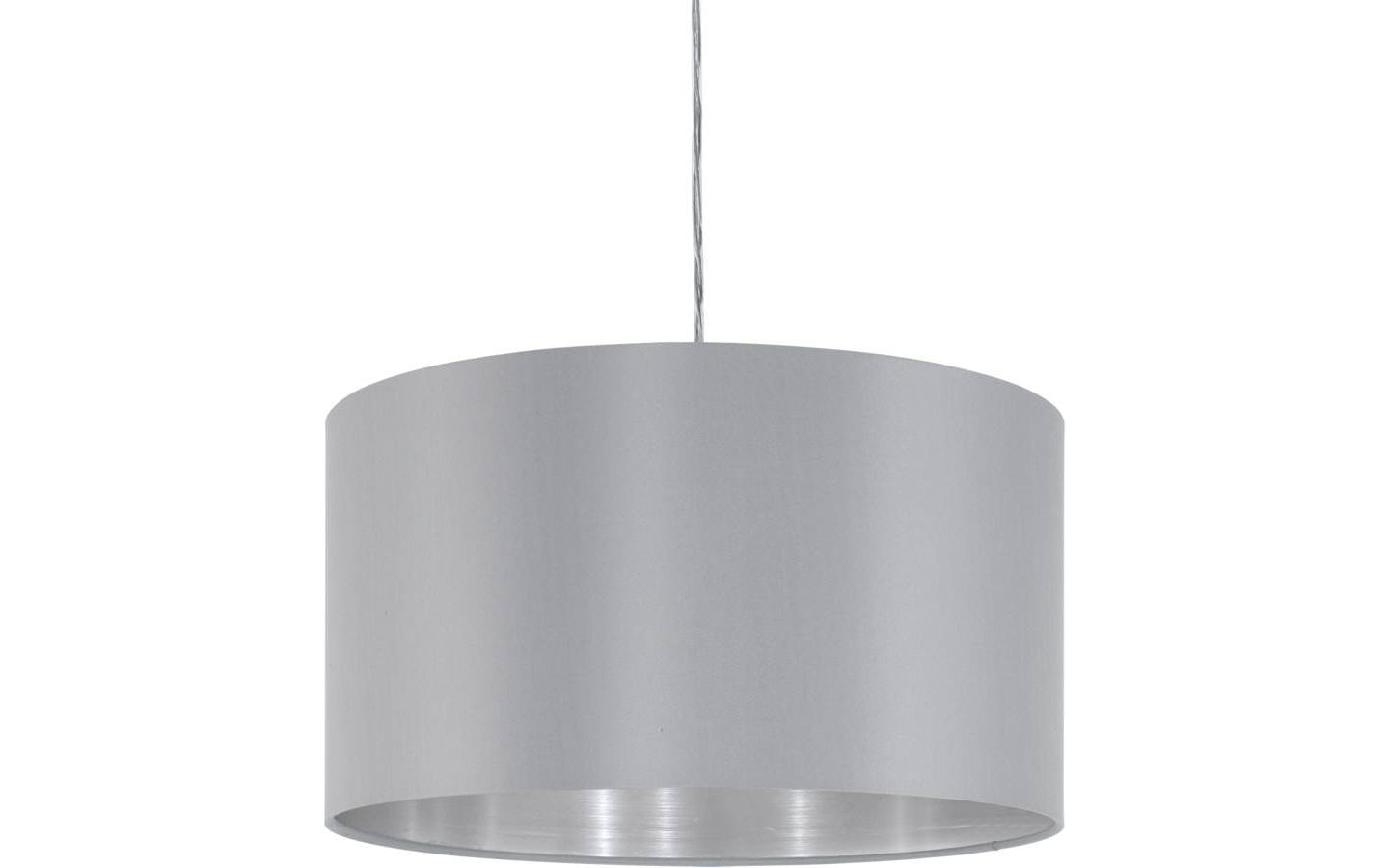 Maserlo Taklampa 38cm Grå/Silver