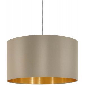 Maserlo Taklampa 38cm Taupe/Guld