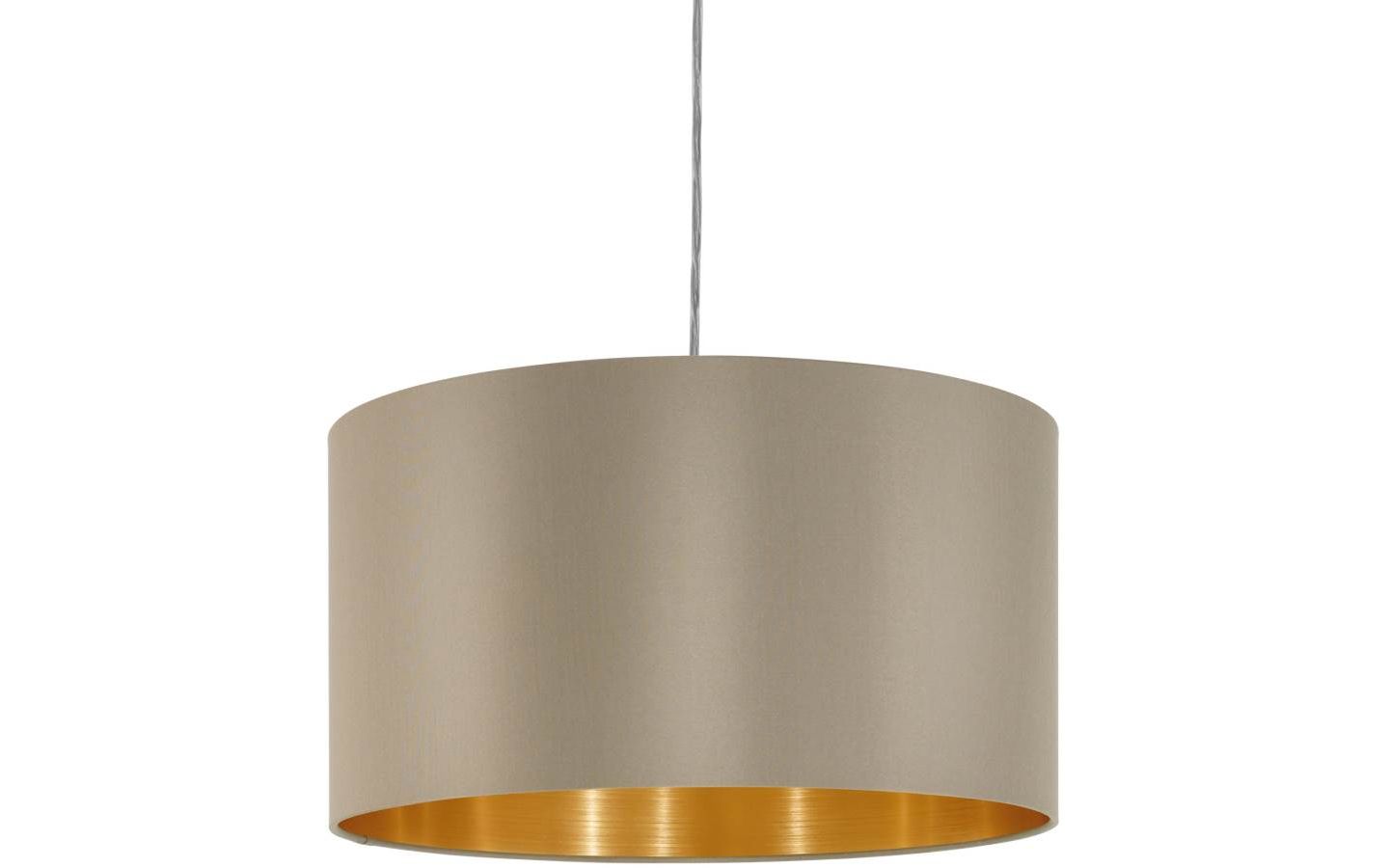 Maserlo Taklampa 38cm Taupe/Guld