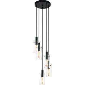 Montefino Taklampa 35cm 5L Svart