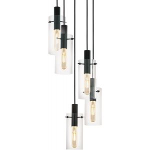 Montefino Taklampa 35cm 5L Svart