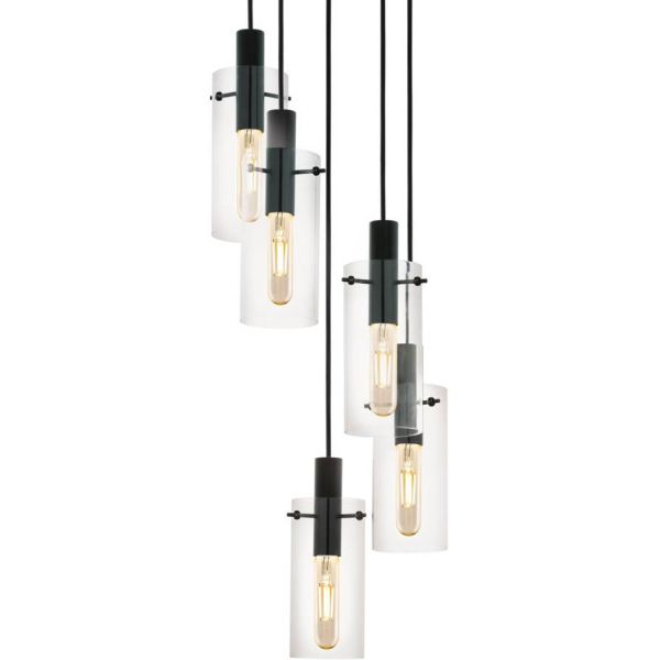 Montefino Taklampa 35cm 5L Svart