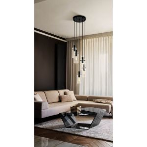 Montefino Taklampa 35cm 5L Svart