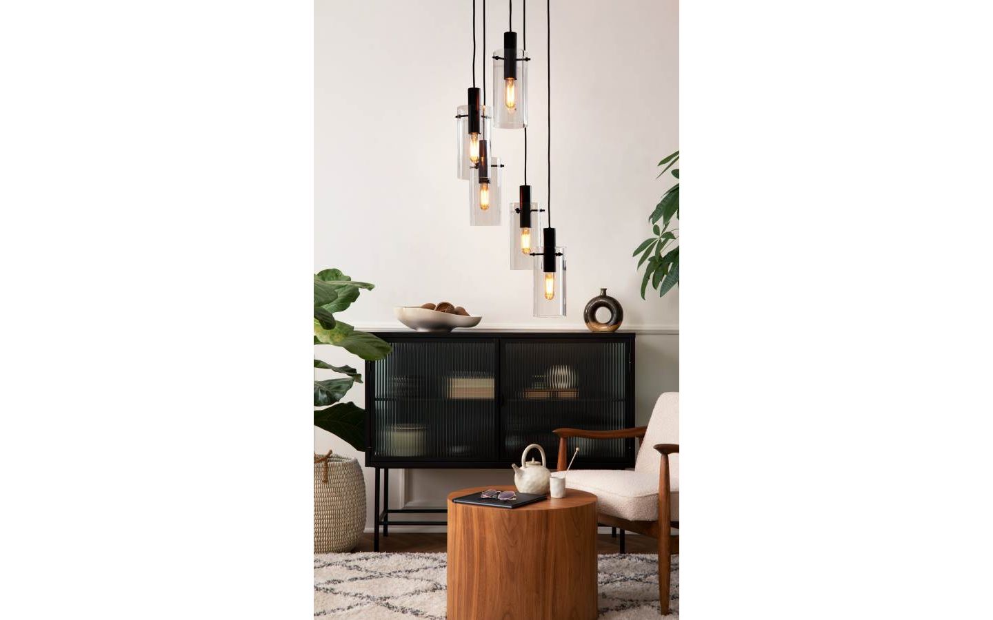 Montefino Taklampa 35cm 5L Svart