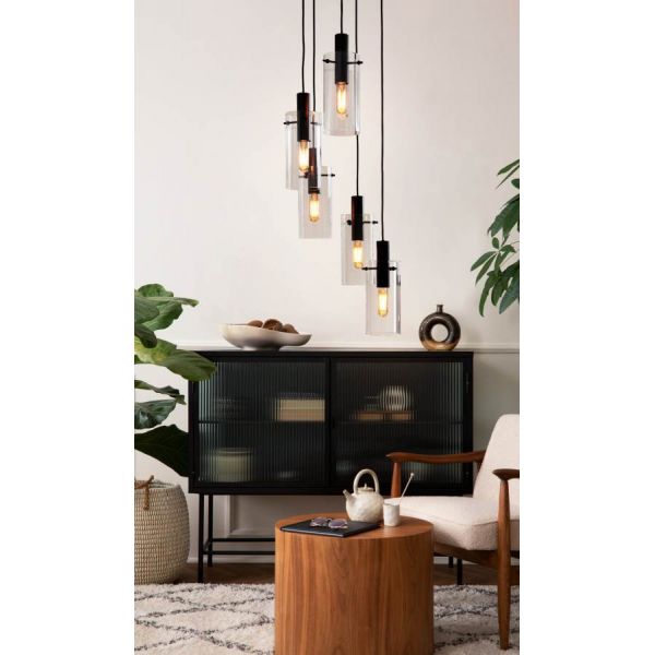 Montefino Taklampa 35cm 5L Svart