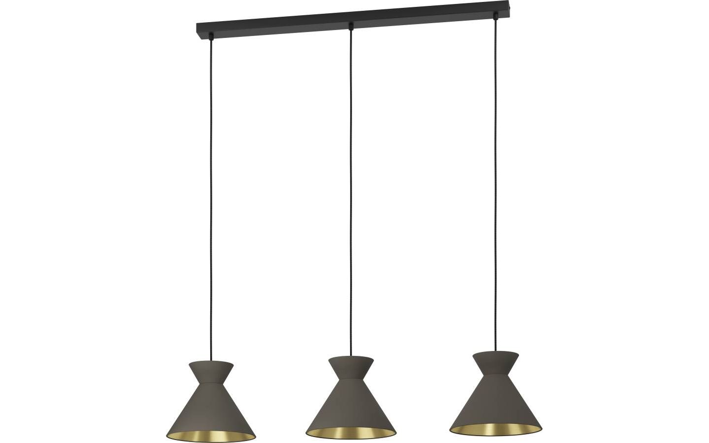 Nastasia Taklampa 100cm Cappuccino/Mässing