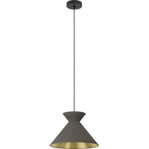 Nastasia Taklampa 38cm Cappuccino/Mässing