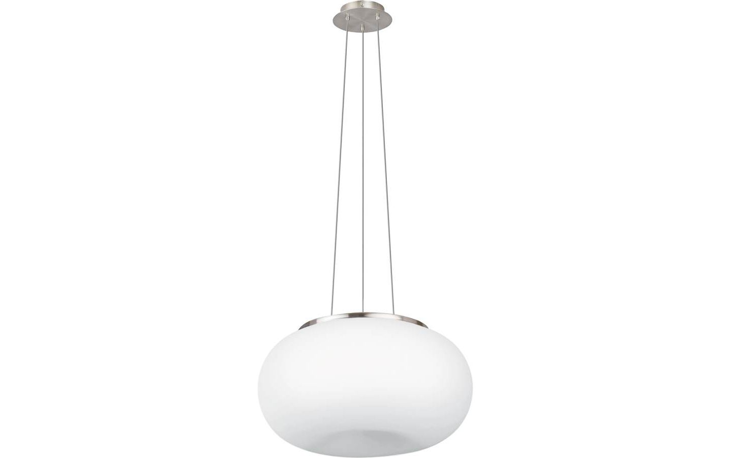 Optica Taklampa 35cm Opal/Nickel