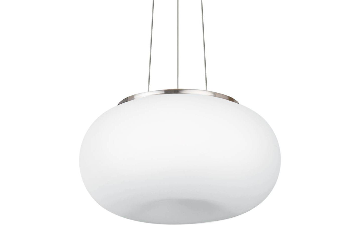 Optica Taklampa 35cm Opal/Nickel