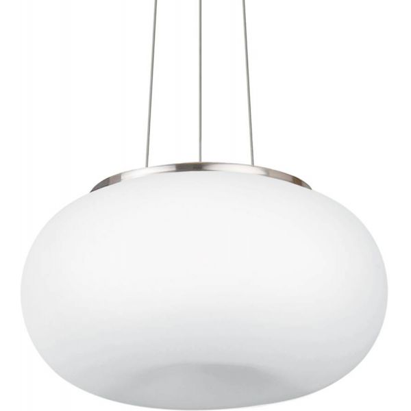 Optica Taklampa 35cm Opal/Nickel