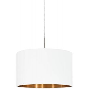 Pasteri Taklampa 38cm Vit/Koppar/Nickel