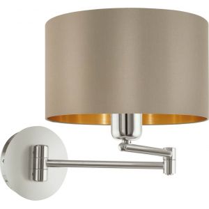 Maserlo Vägglampa Nickel/Taupe