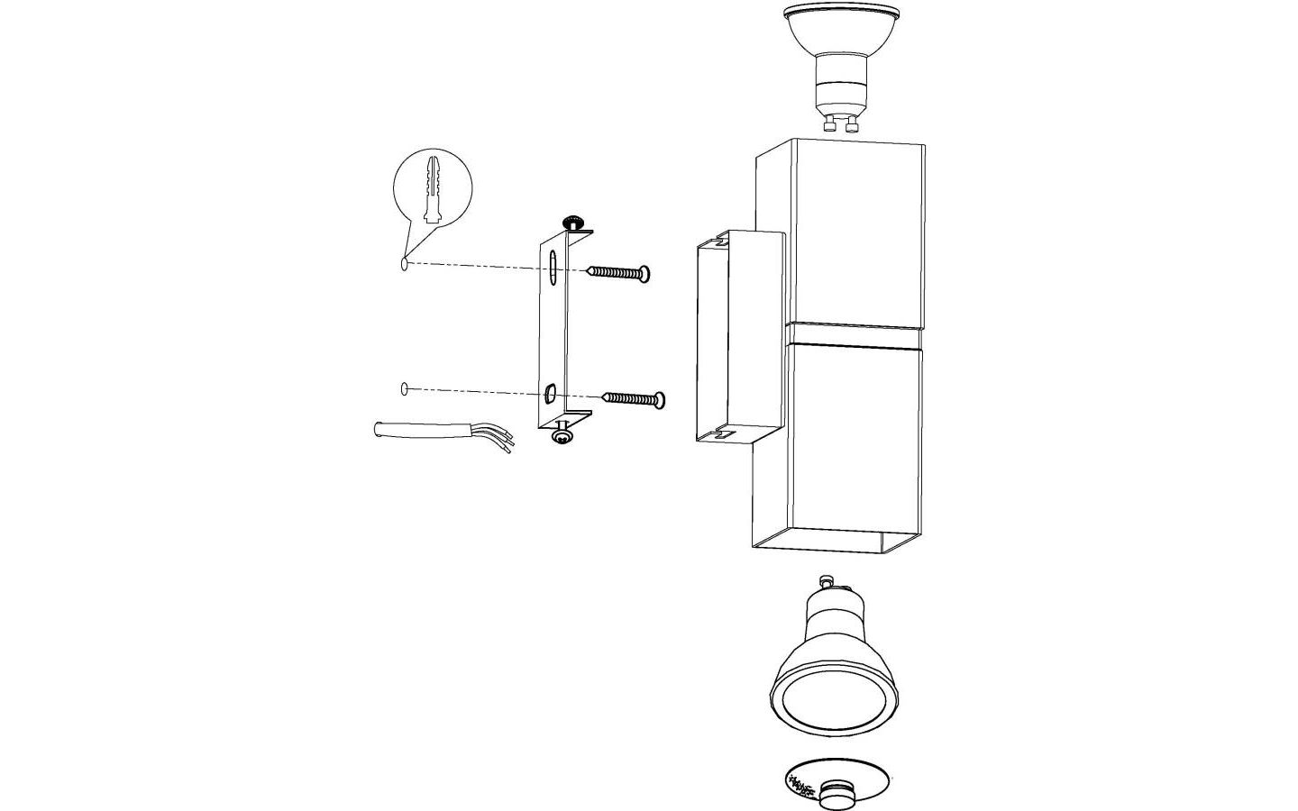 Passa Vägglampa LED 3000K 2x3W Krom/Nickel