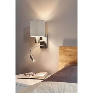 Pasteri Vägglampa LED 3000K 3,5W Nickel/Taupe