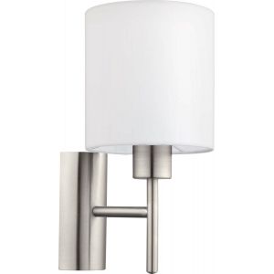 Pasteri Vägglampa Nickel/Vit