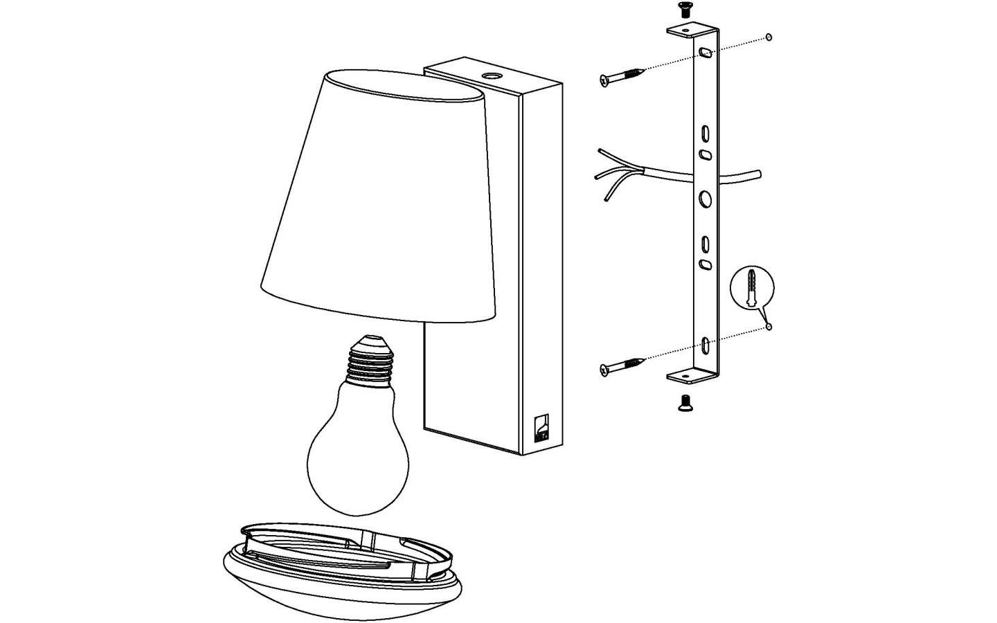 Caldiero Fasadlampa Antracit IP44