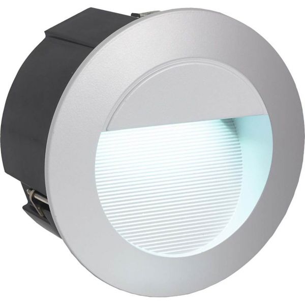 Zimba Infälld Murbelysning LED 4000K 2,5W Silver IP65