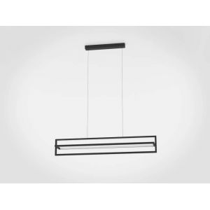 Siberia Taklampa 78cm LED 3000-6500K 34W inkl. fjärrkontroll Svart