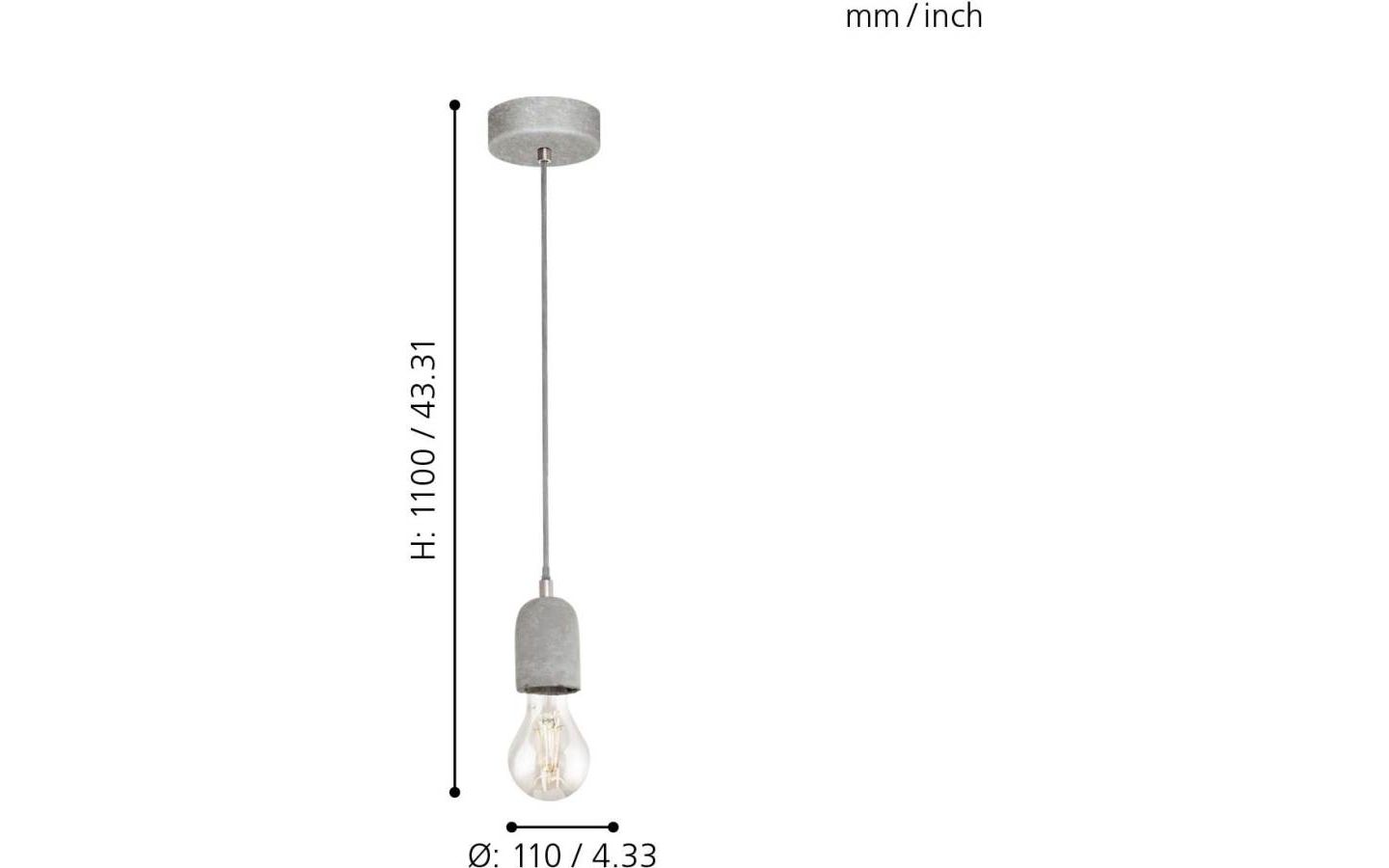 Silvares Fönsterlampa 11cm Grå