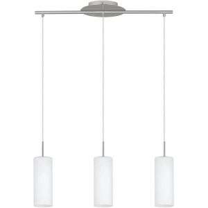 Troy 3 Taklampa 72cm Nickel/Vit