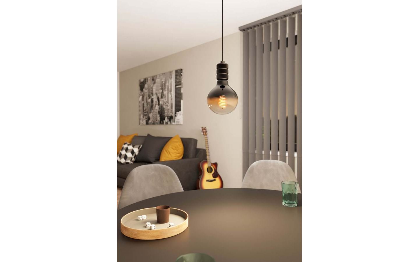 Yorth Fönsterlampa 5cm Svart