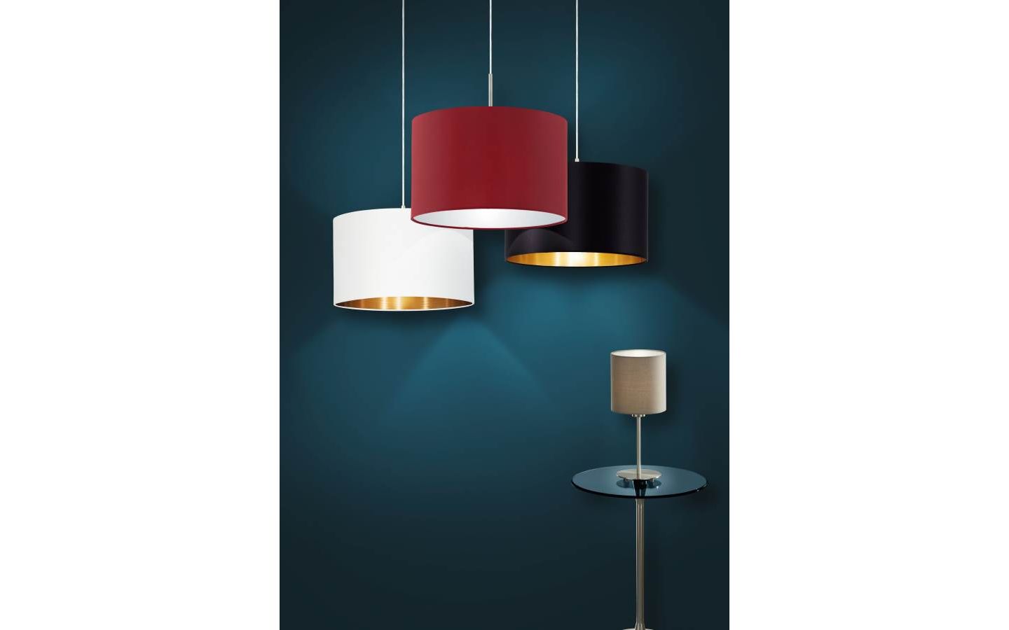 Pasteri Bordslampa 40cm Nickel/Taupe