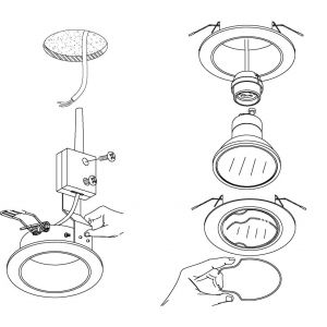 Peneto Spotlight 3-Pack GU10 LED 3000K 3x2,8W Vit