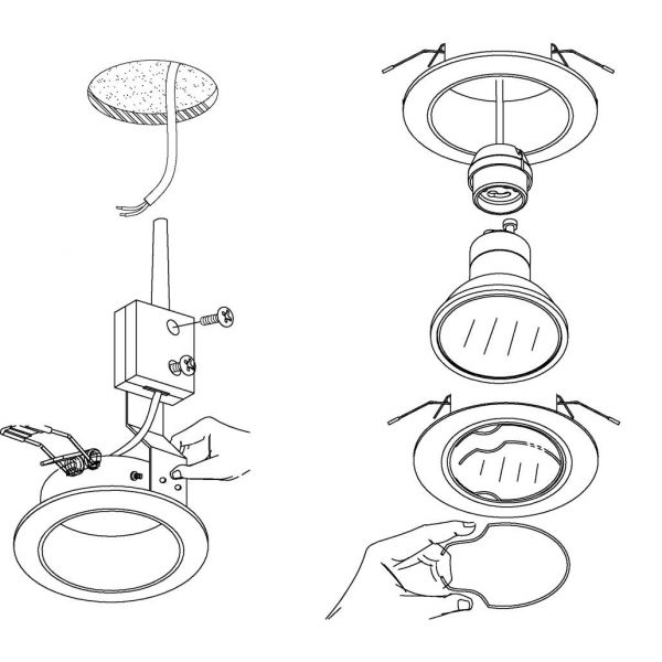 Peneto Spotlight 3-Pack GU10 LED 3000K 3x2,8W Vit
