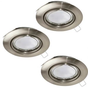 Peneto Spotlight 3-Pack GU10 LED 3000K 3x4,6W Nickel