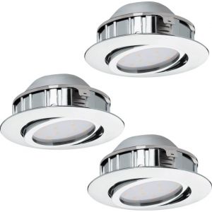 Pineda Spotlight 3-Pack LED 3000K 3x4,9W Krom