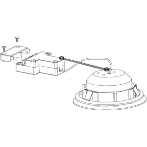 Pineda Spotlight LED 3000K 4,9W Nickel IP44
