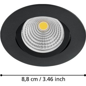 Saliceto Spotlight LED 2700K 6W Svart